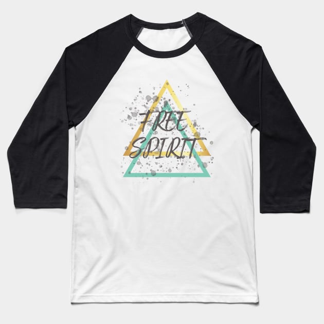 FREE SPIRIT Baseball T-Shirt by ADERA ANGELUCCI